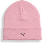 PUMA Beanie Unisex Σκούφος Πλεκτός σε Ροζ χρώμα