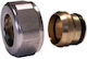 Gw M22x1.5x15mm White Pipe Connector 602500003