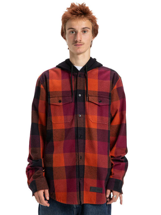 DC Ruckus Hooded Μακρυμάνικo Πουκάμισο Picante