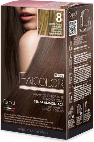 Faipa Faicolor Βαφή Μαλλιών Χωρίς Αμμωνία 7 30ml