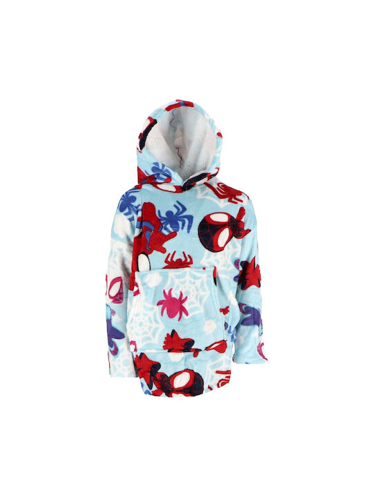 Marvel Κουβέρτα Fleece Ανοιχτό Μπλε 160εκ.