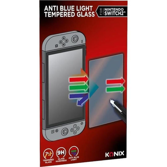 Konix Προστασία Οθόνης Tempered Glass για Switch 2