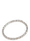 Touch Nose Hoop Earring in Silver