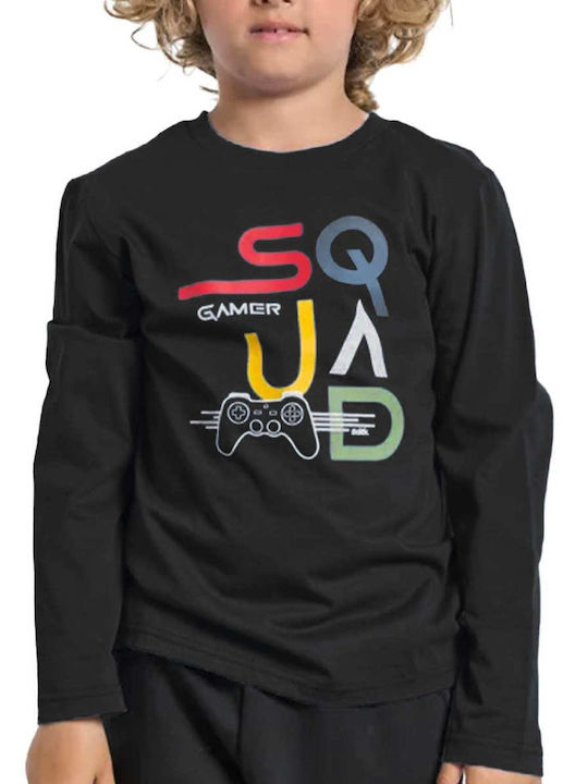 BodyTalk Kids Long-Sleeved Black Top