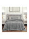 Greenwich Polo Club 3971 Κουβέρτα Βελουτέ Υπέρδιπλη 240x250εκ. Grey