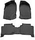 Nissan Terrano Ii R20 3d 93>05 Rubber Car Mats Raised Sides Fastenings OEM Set 3 Pieces