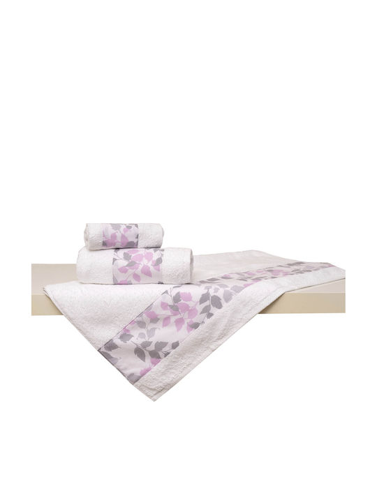 Anna Riska Set De Prosoape De Baie 2 Buc Gri Greutate 500gr/m²