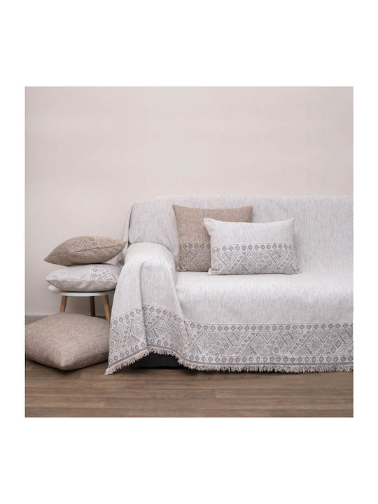 Viopros Ριχτάρι Τετραθέσιου Καναπέ Chenille 180x320εκ. Ζαχαρί