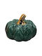 Decorative Ceramic Green Pumpkin 10x7cm Gift Token 16866