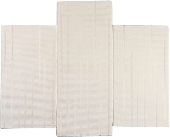 Polcarpet Bedroom Rug Sets Cream 3 Pieces