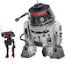 Star Wars Action Figure Set 1/6 Chopper C1-10p & Bd-1 Imperial Disguise 18 Cm & 8 Cm