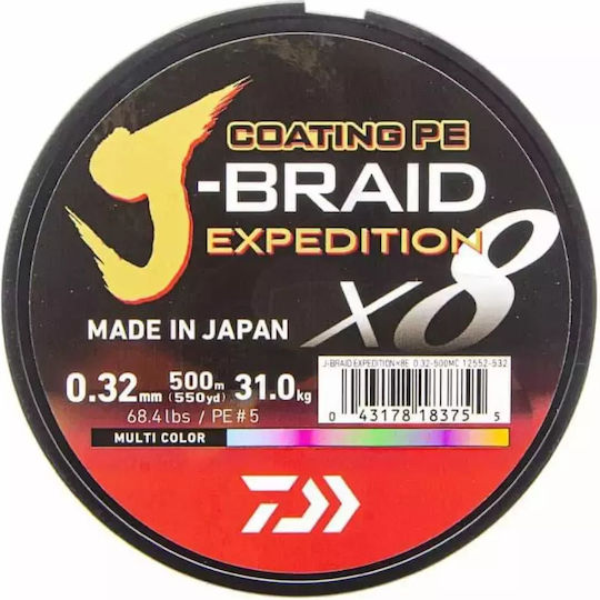 Daiwa J Braid Expedition X8 500m 0.35mm 0.35mm