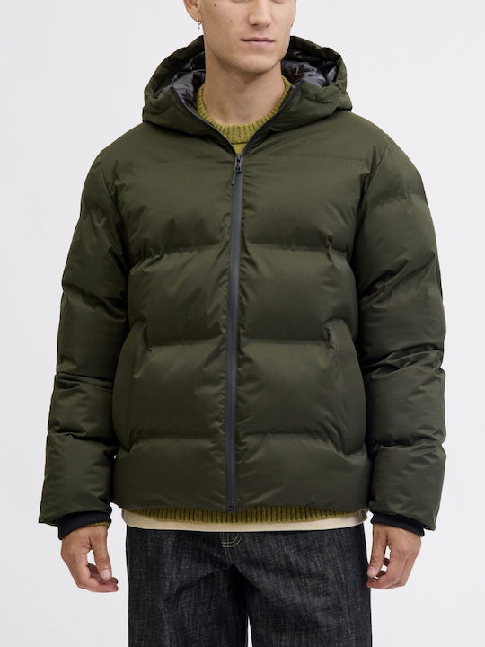 Jack & Jones Winter Jacket Puffer Waterproof an...