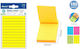 Blocnotes Autocolante Linii 101x152mm 100 Foi De Hârtie 4 Culori 1 Bucată