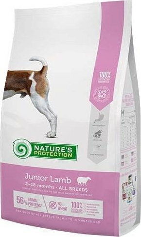 Nature's Protection Junior 2kg Ξηρά Τροφή για Κουτάβια με Αρνί