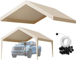 Vevor Acoperiș Pentru Foișor Bej Cu Strat PU 3.6x6m
