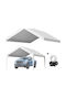 Vevor Gazebo Cover White with PU Coating 3x3.6m