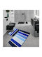 Kotonia Home Antiderapant Set Covorașe de Baie Albastru 50x80buc 2buc