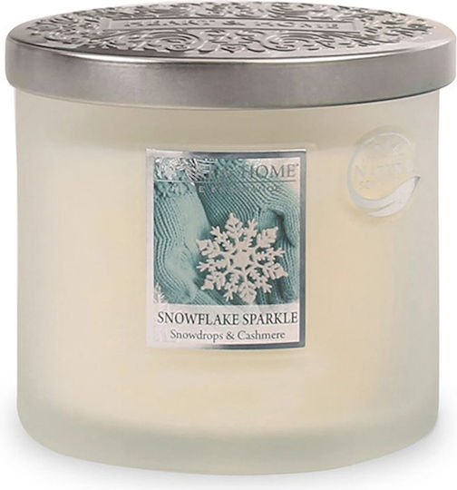 Heart & Home Soy Candle Double Wick in a White Jar 220g