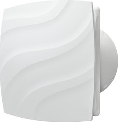 VentEurope De perete Ventilator 100mm Alb