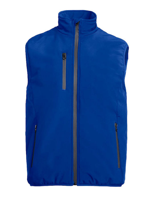 Stenso Bărbați Vestă de siguranță Impermeabilă Softshell Albastru