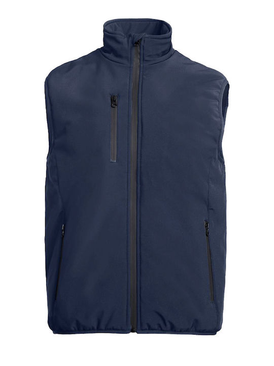 Stenso Bărbați Vestă de siguranță Impermeabilă Softshell Albastru marin
