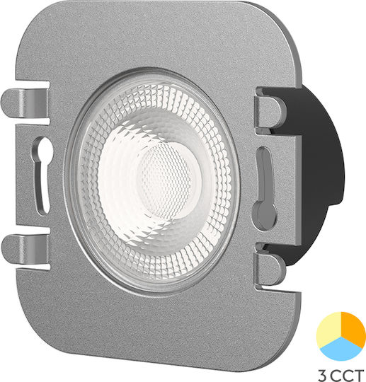 Braytron Стенни Външни Осветителни Тела LED IP20 2W с Регулируемо Бяло Светлина 7.18x7.18x4.16см