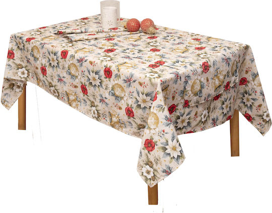 Viopros Viopros Christmas Tablecloth Fabric 85x85cm