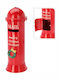 Koopman Christmas Mailbox Santa Mail Metal 19x53cm