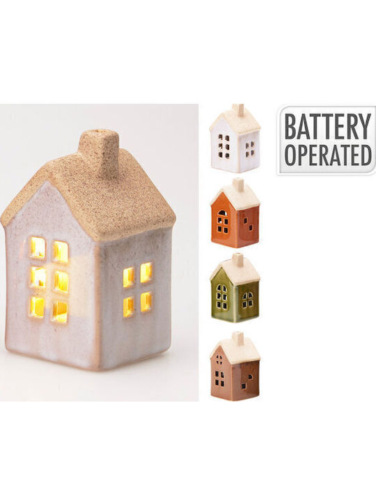 Koopman Christmas Illuminated Decorative House with Battery 9x5x5cm. (Μiscellaneous Designs)