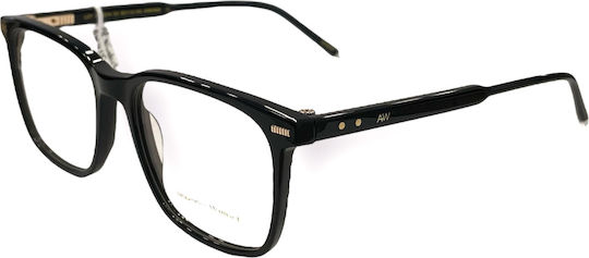 Alexander Wintsch Aw6214 C2 Men's Acetate Prescription Eyeglass Frames Square Black
