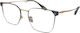 Alexander Wintsch Aw6208 C1 Unisex Μεταλλικά Γυαλιά Οράσεως Μαύρο-χρυσό