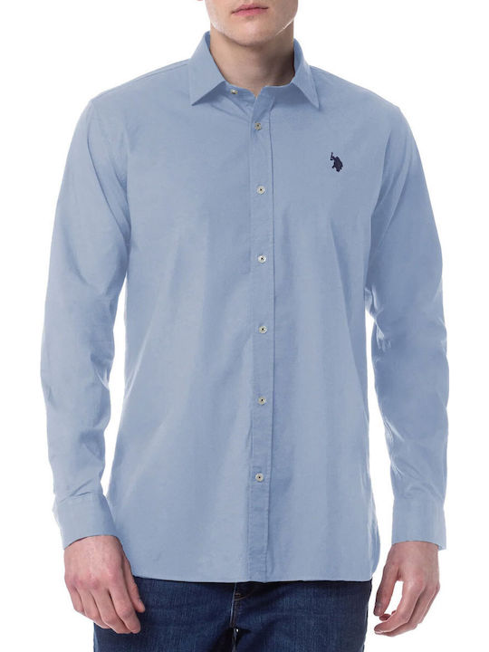 U.S. Polo Assn. Evan Langärmeliges Hemd Azzurro...