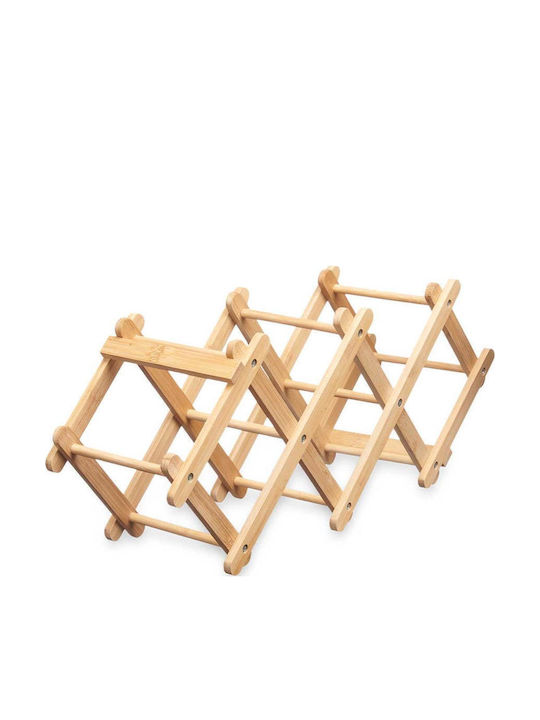 Atmosphera Suport De Perete Din Lemn Pentru 5 Sticle Maro 29x15x8.5cm
