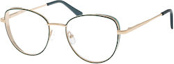 Brilo Reading Glasses +1.50 in Gold color BR040...