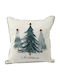 Atmosphera Xmas Trees Χριστουγεννιάτικο Διακοσμητικό Μαξιλάρι Τετράγωνο 45x45εκ.