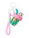 I-total Breloc Bubble Tea Pisică Alb-roz Xl3078