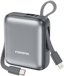 Foneng PX115 Мини Външна Батерия 10000mAh 22.5W...