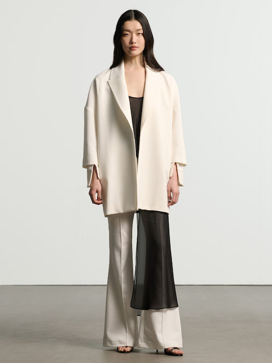 attrattivo Damen Blazer Weiß