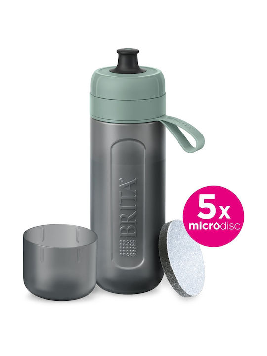 Brita Active Παγούρι με Φίλτρο 600ml Πράσινο