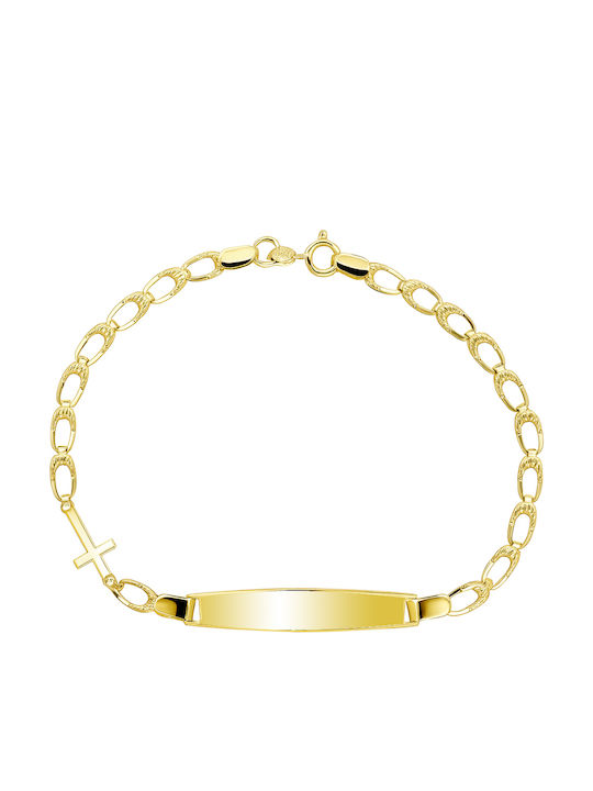 Xrisokosmima Kinderarmband Identität Vergoldet 14K