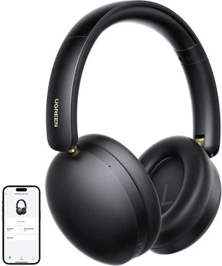 Ugreen HiTune Max 2 HP205 Ασύρματα Bluetooth Over Ear Ακουστικά Μαύρα