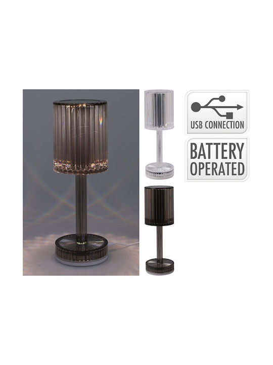 Koopman Table Lamp LED with Transparent Shade and Base