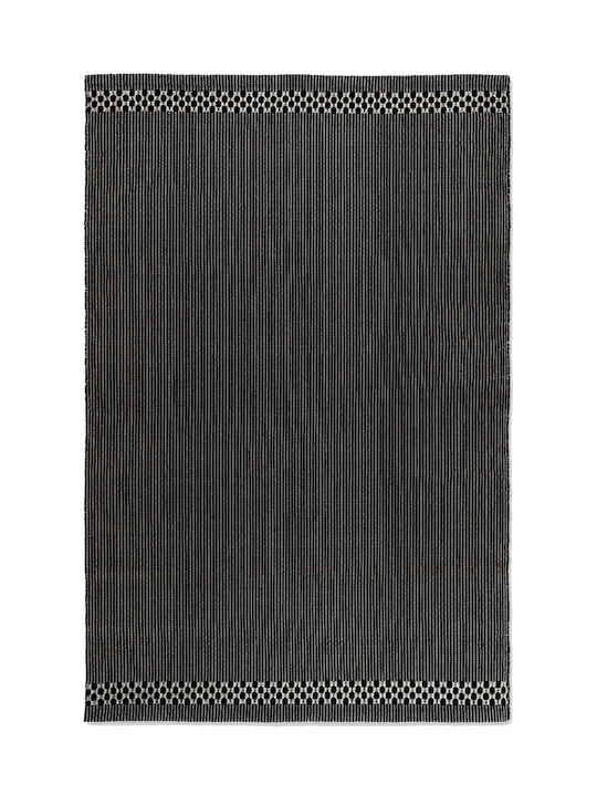Tapicap Box Border Rug Outdoor Rectangular Red