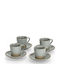 Zeller Tasse Espresso Keramik Weiß 60ml