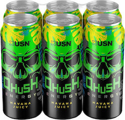 USN Qhush Băutură Energizantă cu Carbonatare 6x500ml USN Qhush Băutură Energizantă cu Carbonatare 6x500ml