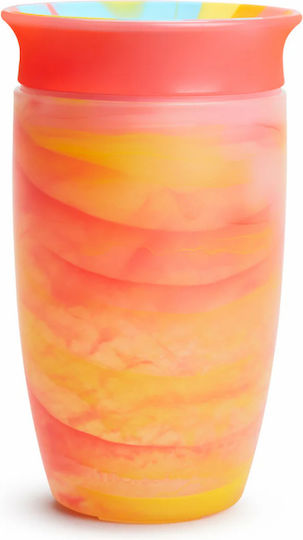 Munchkin Παιδικό Ποτηράκι Miracle 360° Sippy Cup Tropical Swirl από Πλαστικό Πορτοκαλί Tropical Swirl 296ml για 12m+