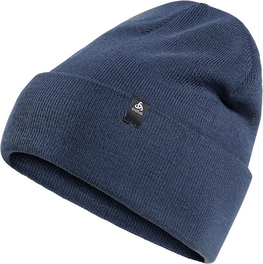 Skadi Beanie Unisex Strickmütze in Blau Farbe