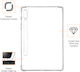 Anti Shock Back Cover Διάφανη (Galaxy Tab S8 Ultra)