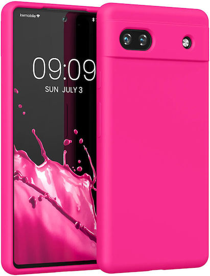 Back Cover Silicon Fuchsia (Google Pixel 6a)